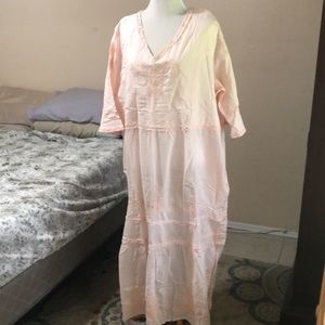 Womens Night Gown Linen Sleep Dress Anastasia Goen